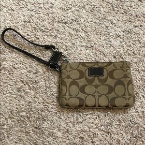 Classic Coach Wristlet